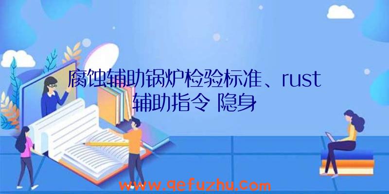 腐蚀辅助锅炉检验标准、rust辅助指令